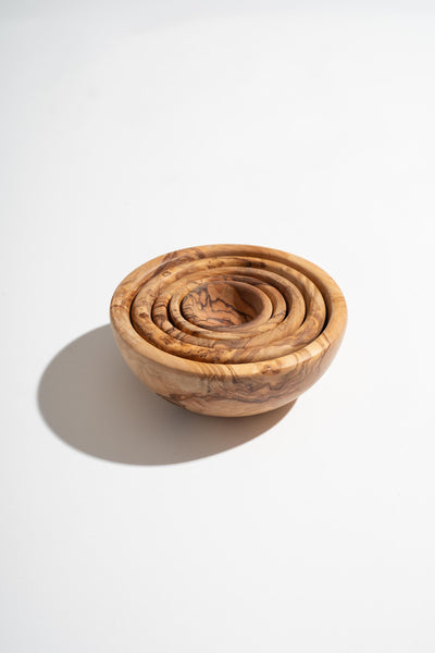 Olive Wood Nesting Bowls