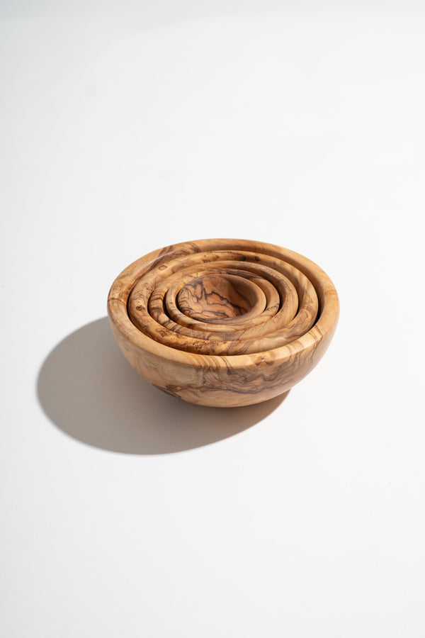 Olive Wood Nesting Bowls