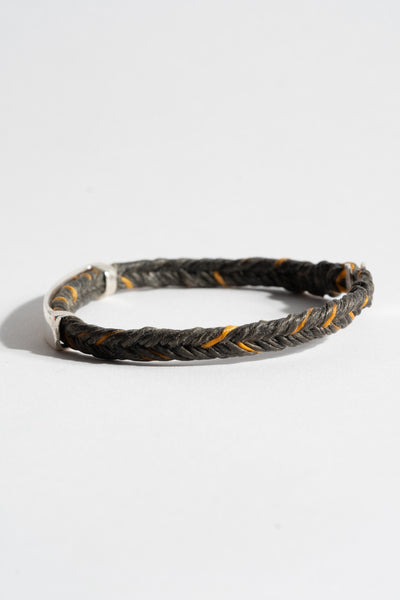 Sterling ID Belt Bracelet in Army