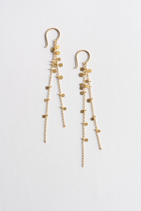 18K Random Dots Earrings