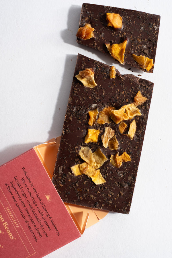 Mango, Urfa Chili + Black Lime Chocolate Bar