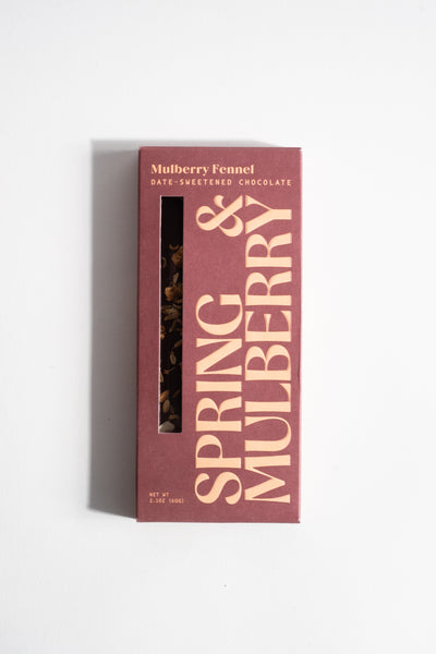 Mulberry + Fennel Chocolate Bar