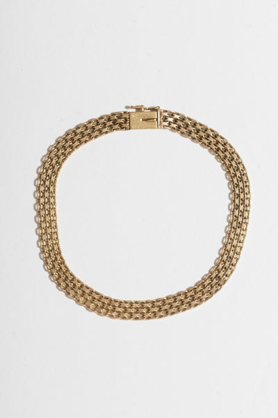 14K Mesh Chain Bracelet