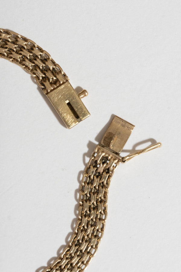 14K Mesh Chain Bracelet