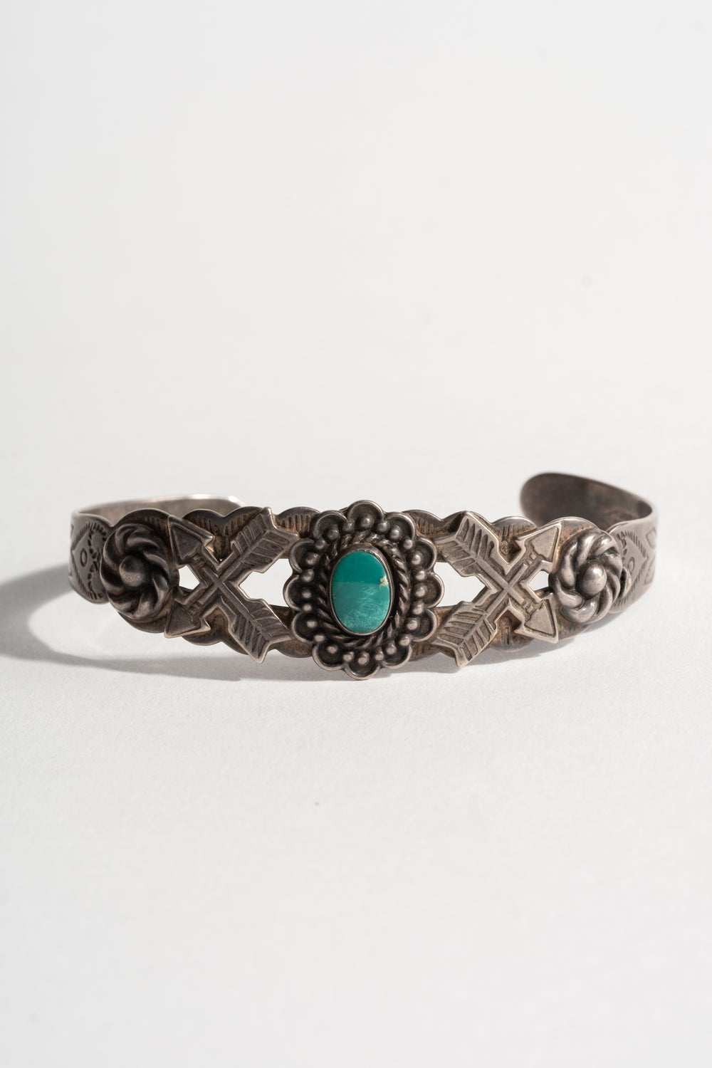 Fred Harvey Era Crossed Arrow Cuff