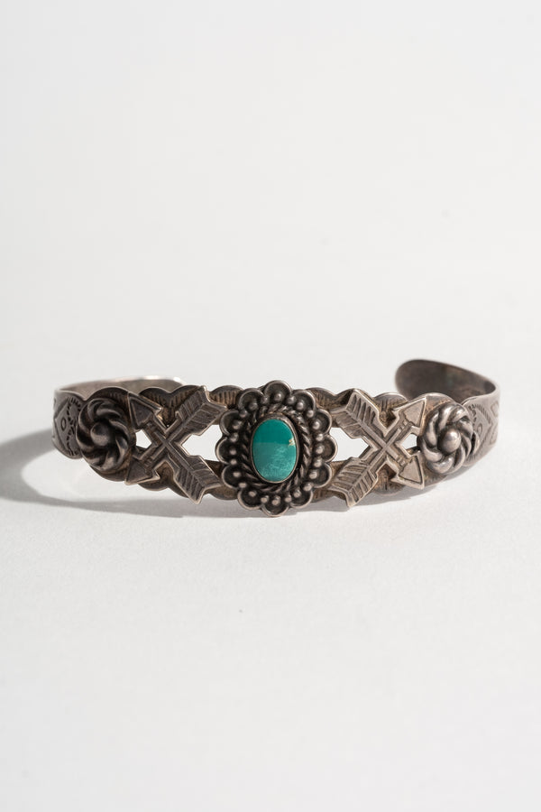 Fred Harvey Era Crossed Arrow Cuff