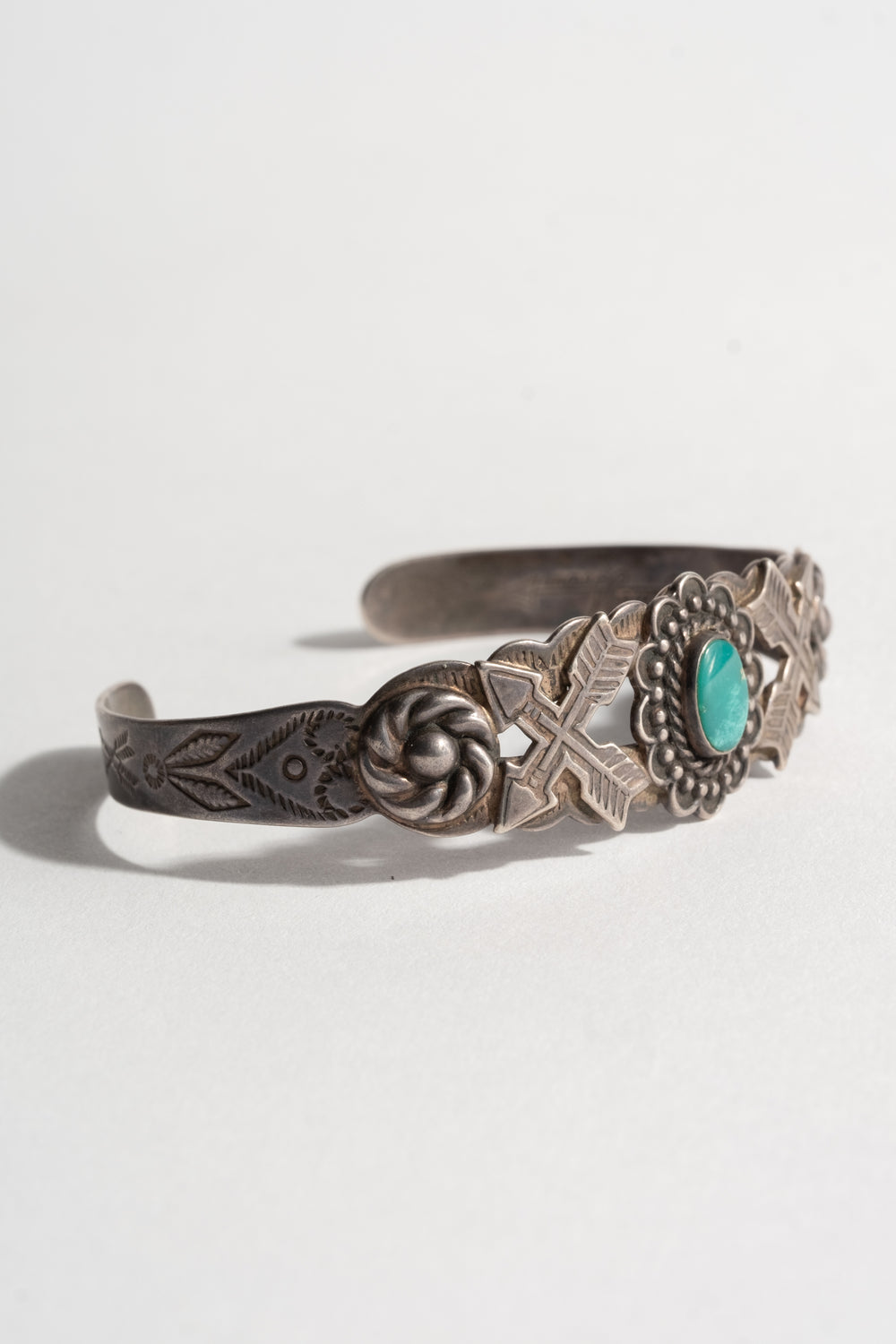 Fred Harvey Era Crossed Arrow Cuff
