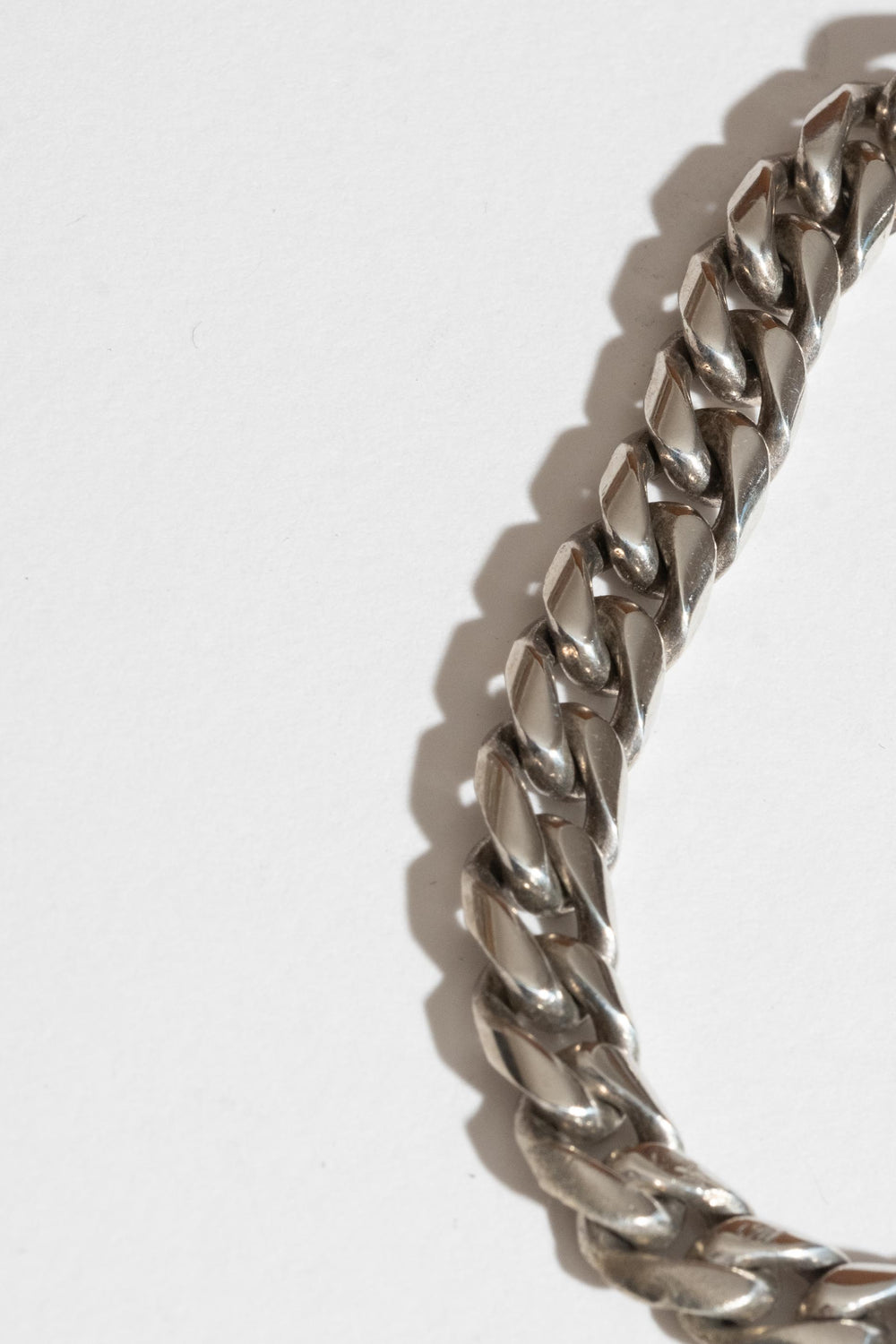 Sterling Curb Chain Bracelet