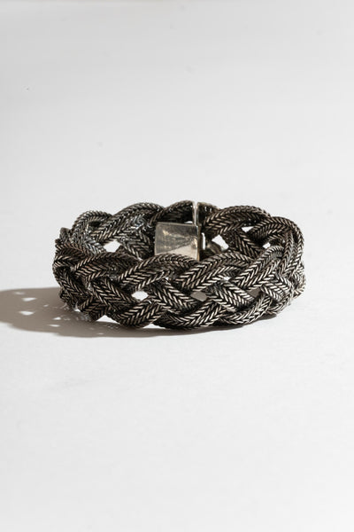 Sterling Flexible Braid Bracelet