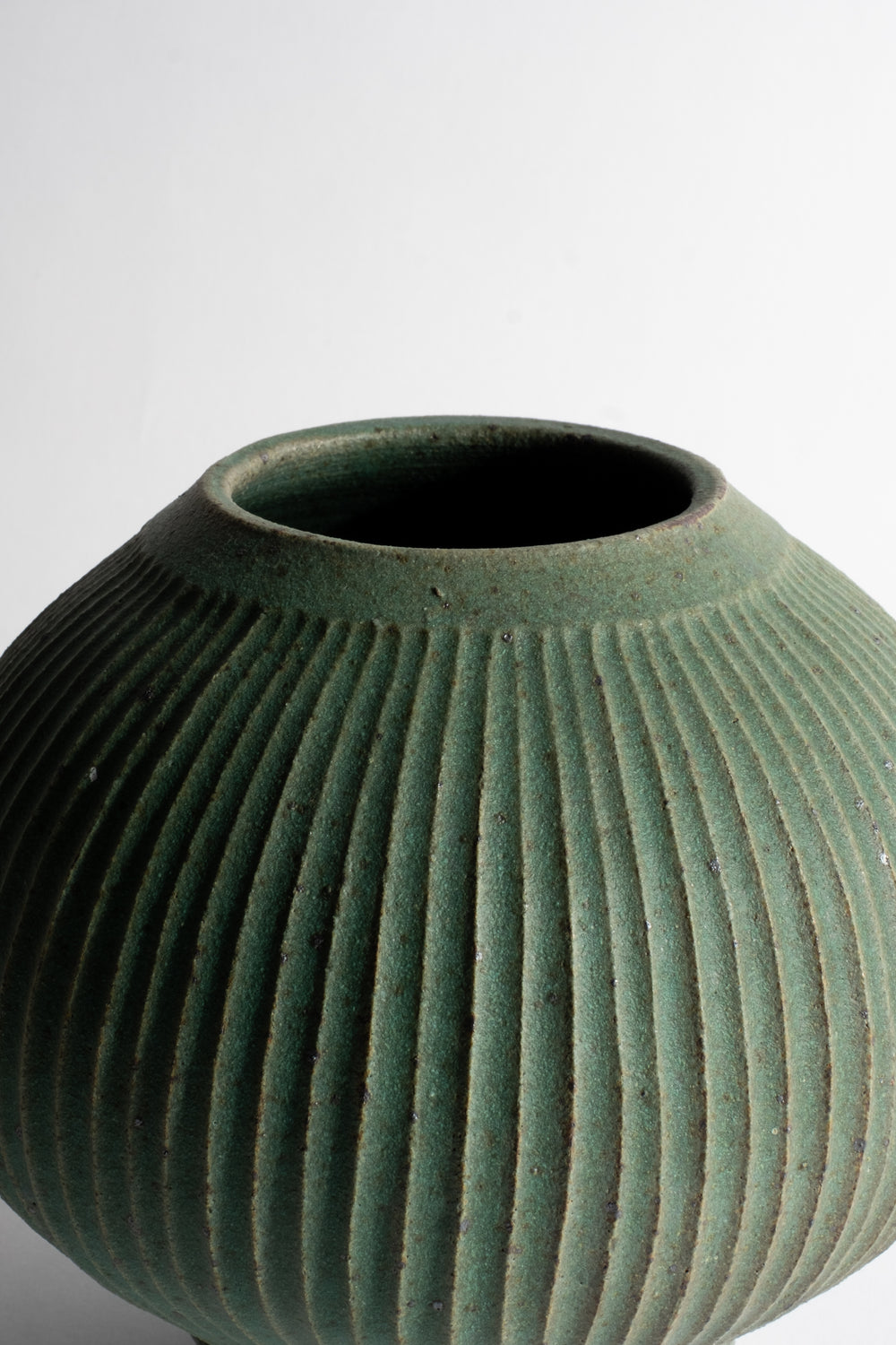 Fluted Orb Vase