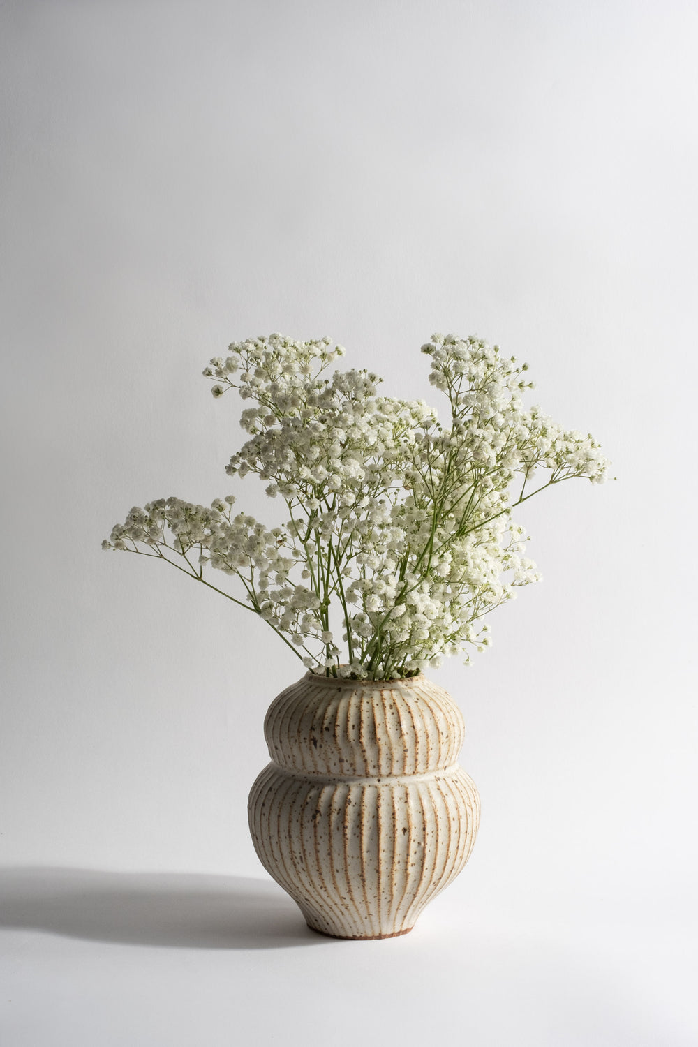 Double Curve Fluted Vase