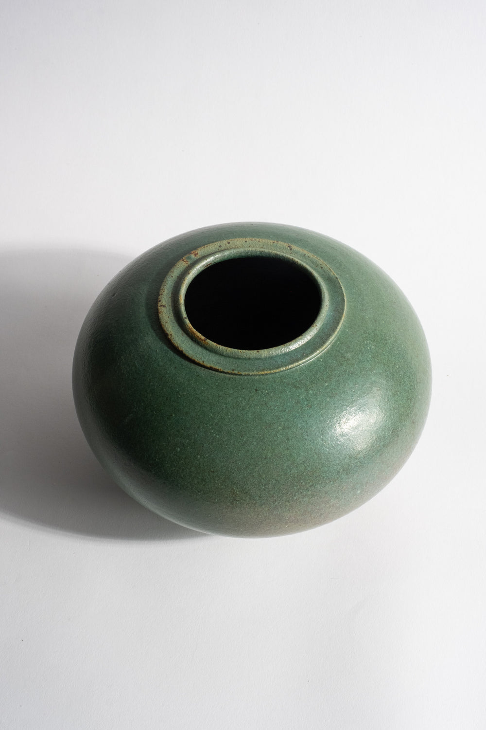 Green Orb Vase