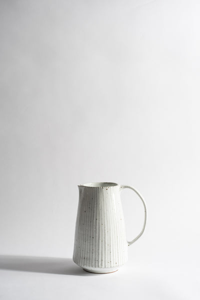 Ribbed Pitcher