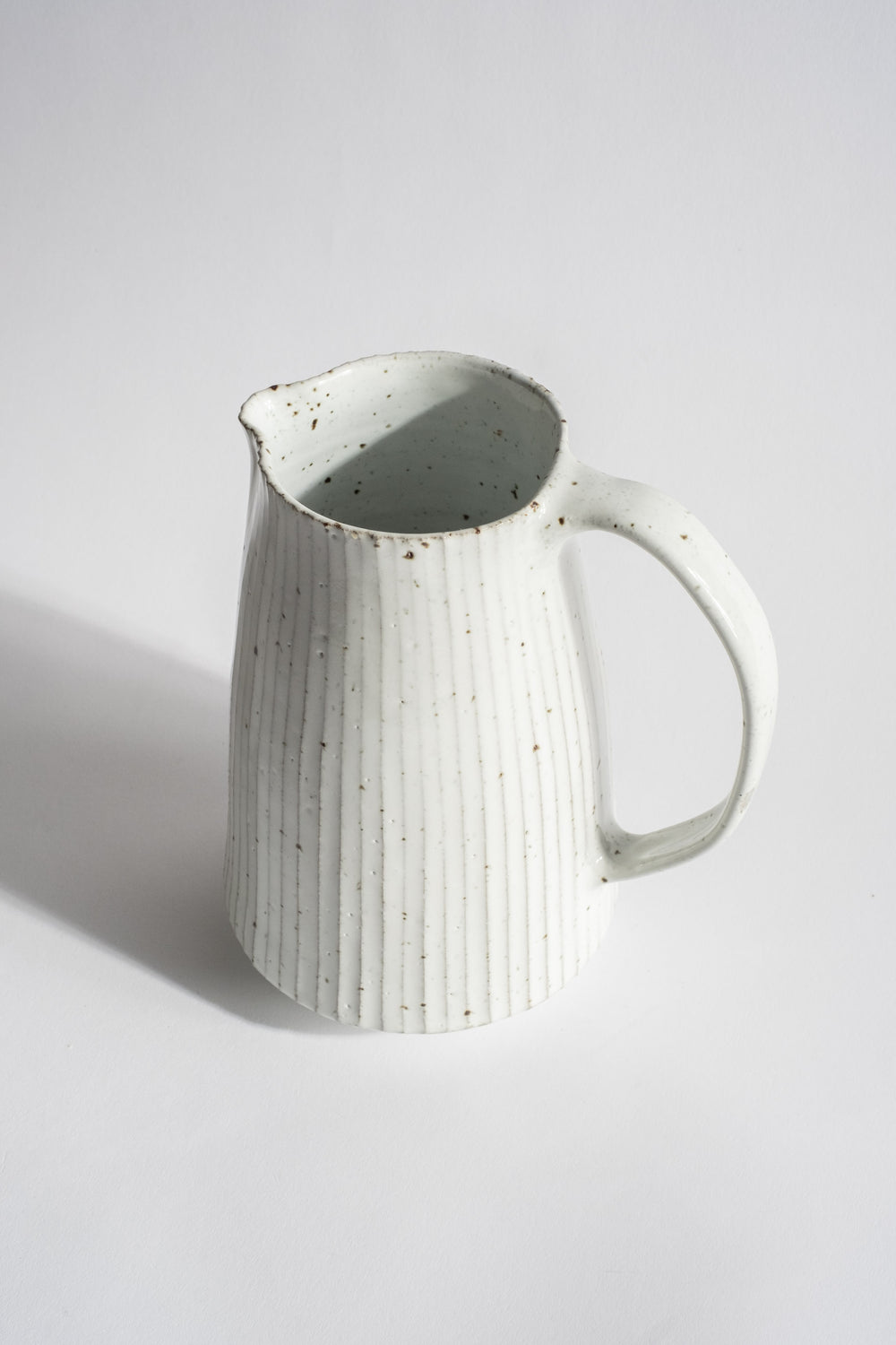 Ribbed Pitcher