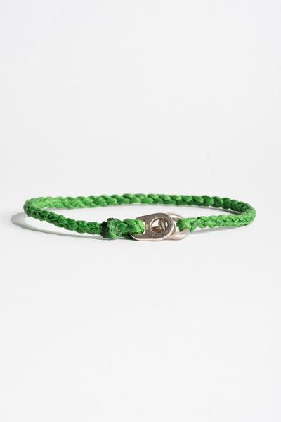 Single Wrap Bracelet in Kelly Green