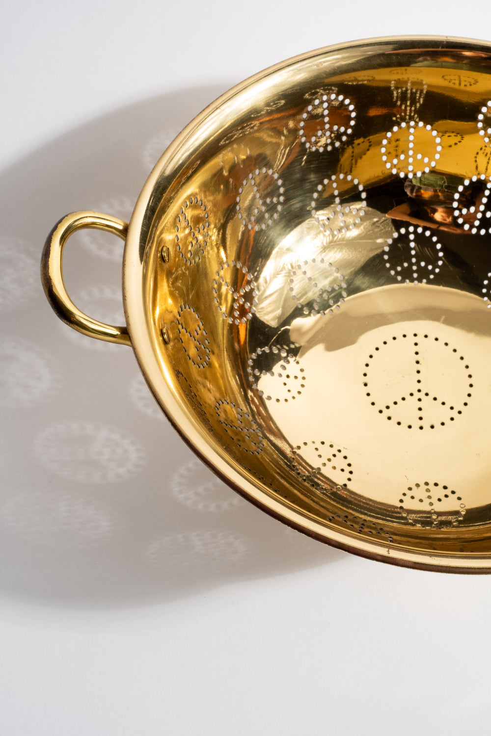 Brass Peace Colander