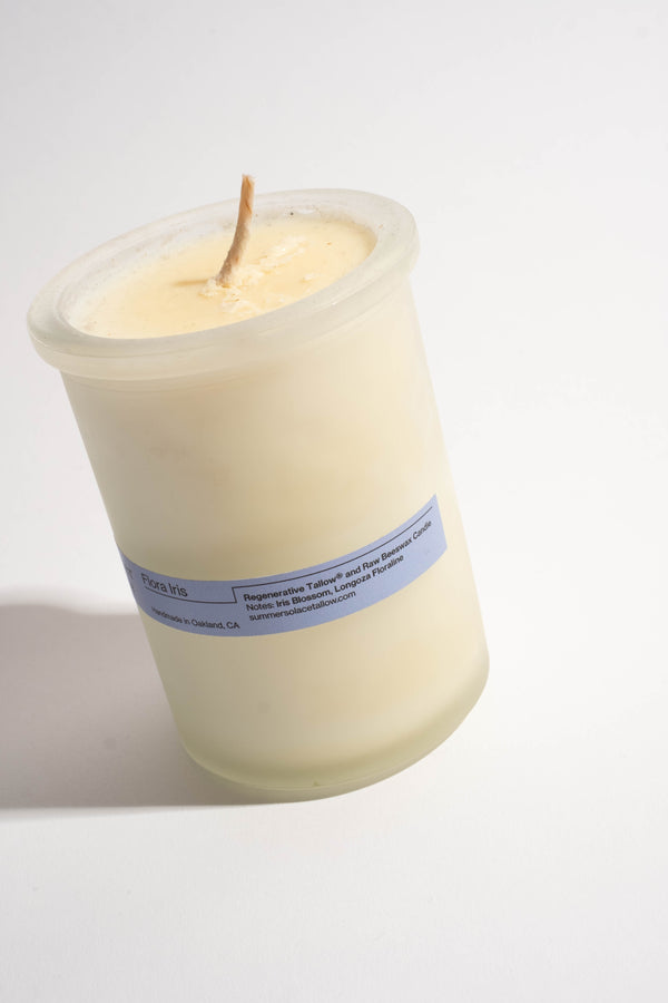 Flora Iris Tallow Candle