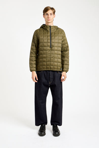 Mountain Zip Pullover in Dark Olive