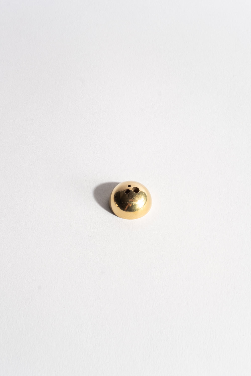Dome Brass Incense Stick Holder in Gold