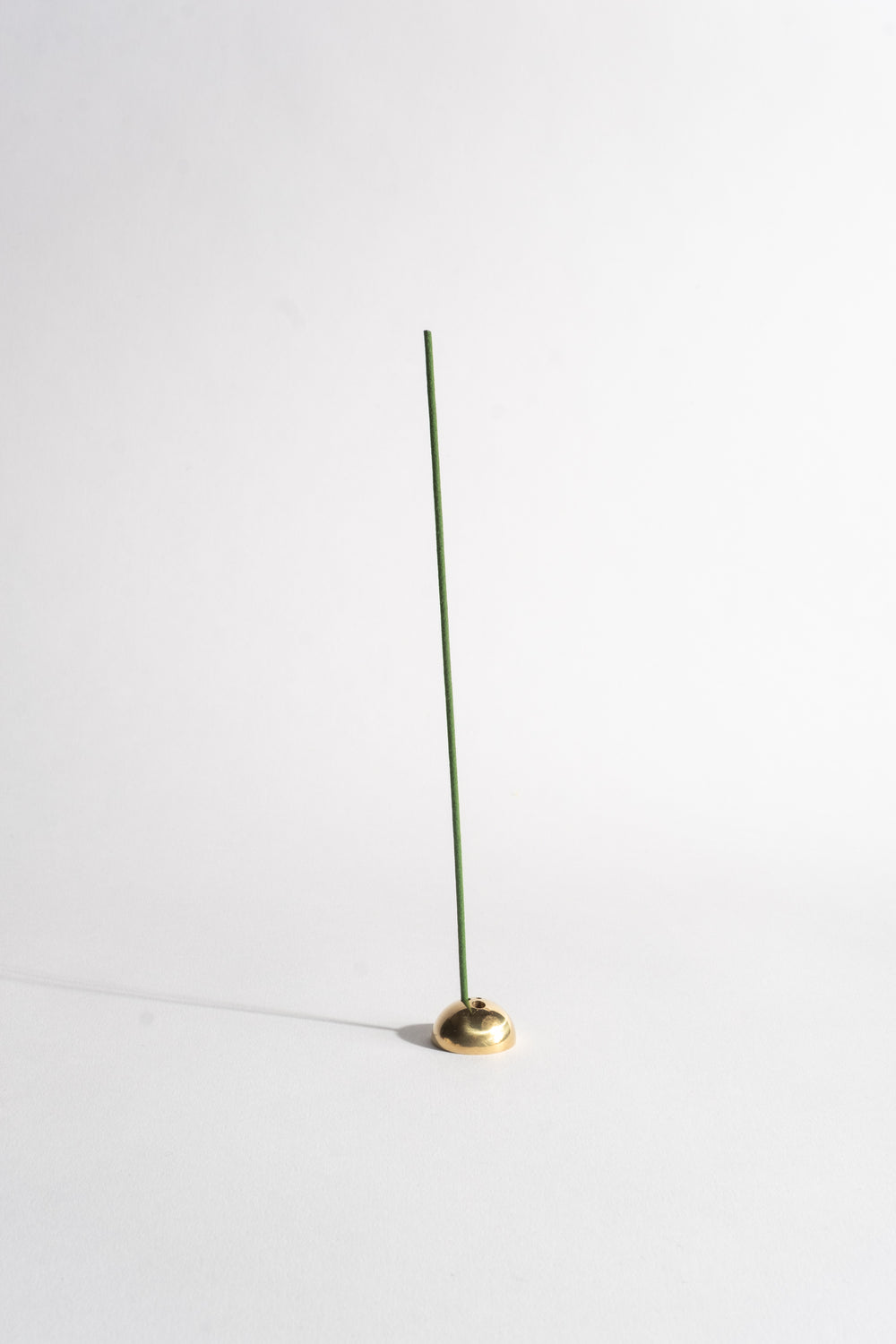 Dome Brass Incense Stick Holder in Gold