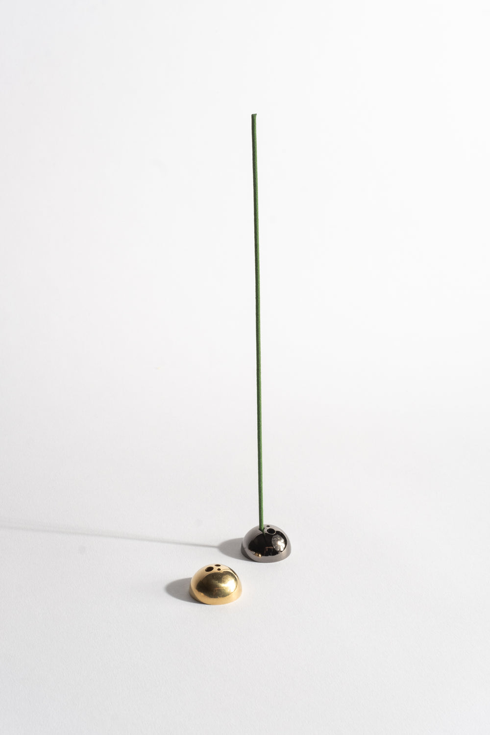 Dome Brass Incense Stick Holder in Gold