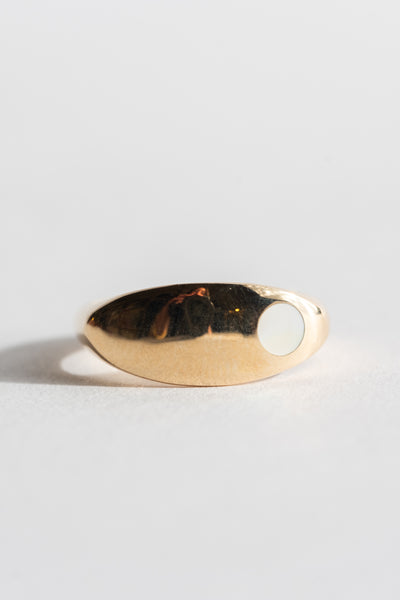 Margaux Ring with Mother of Pearl