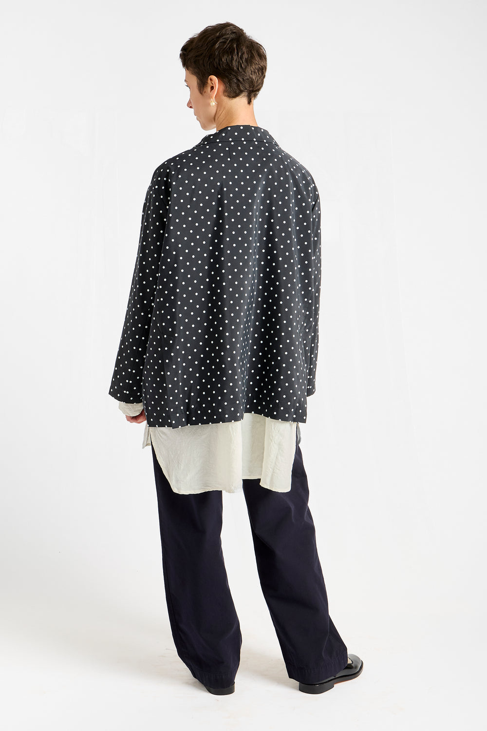 Dot Jacket in Black
