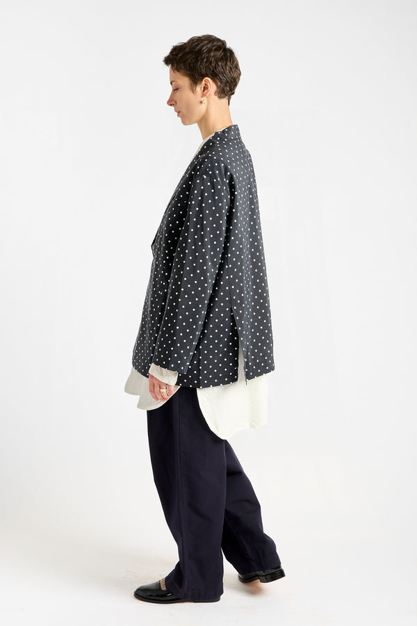 Dot Jacket in Black