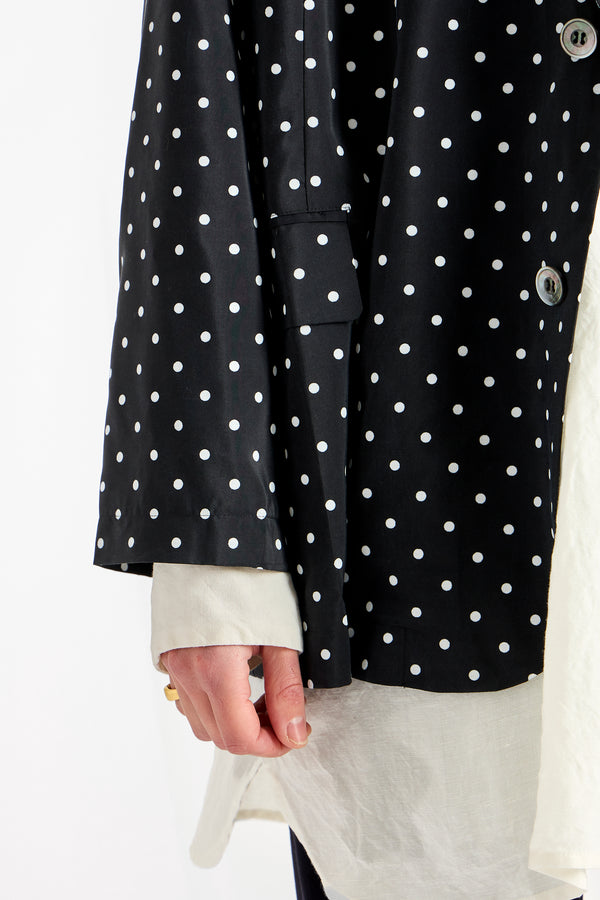 Dot Jacket in Black