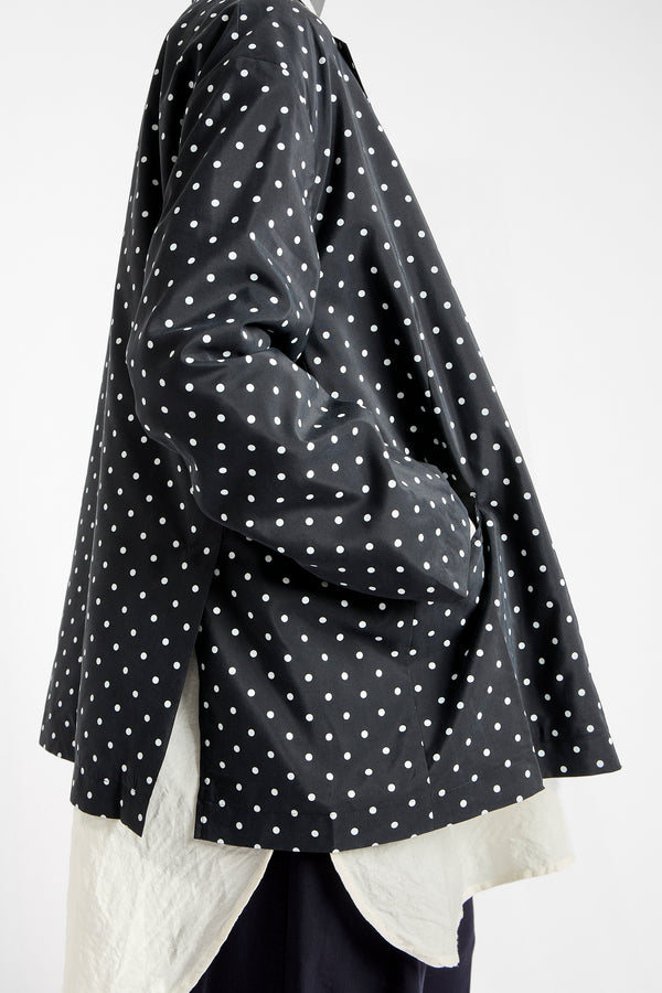 Dot Jacket in Black
