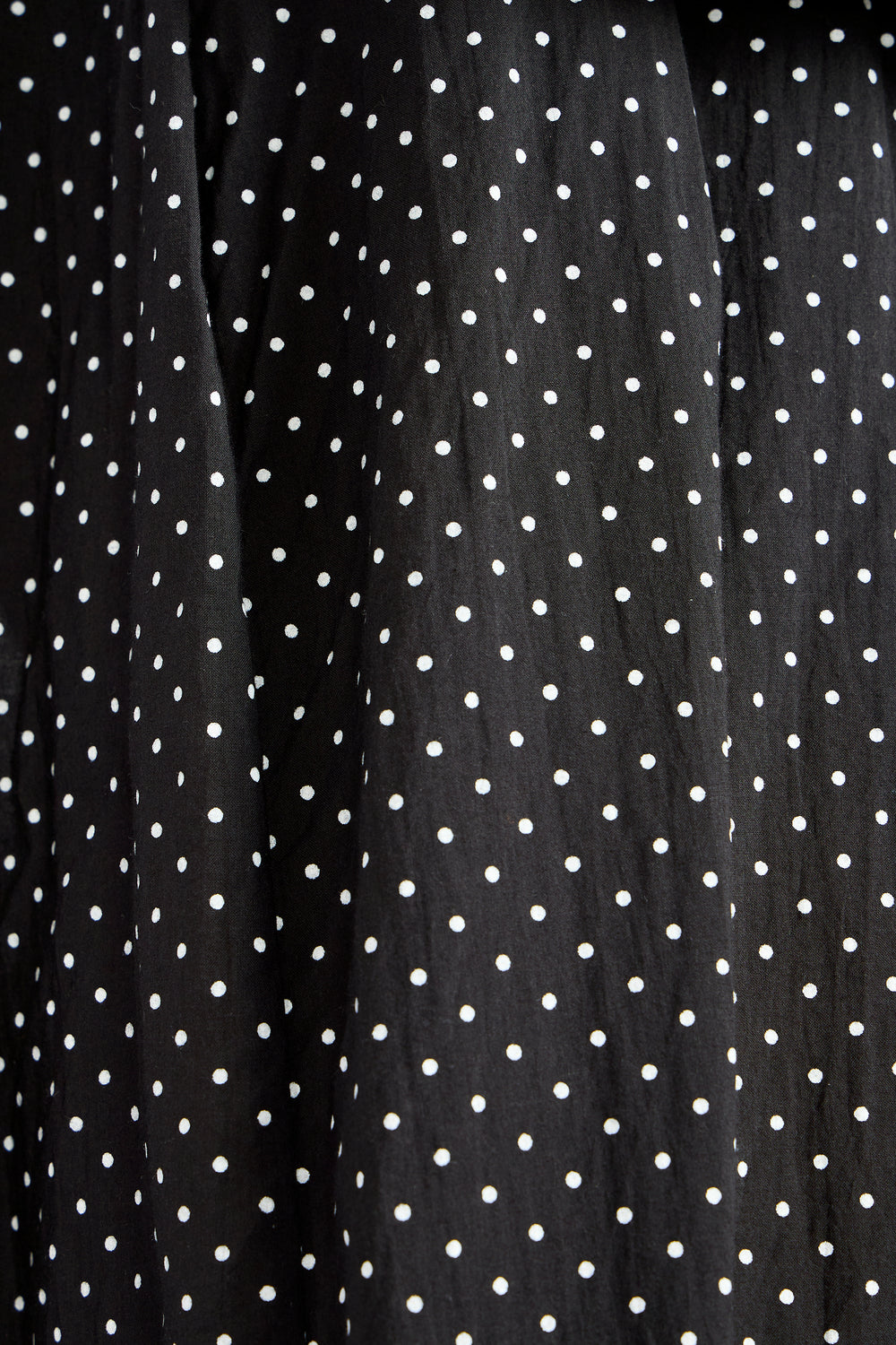 Dot Frill Dress in Black