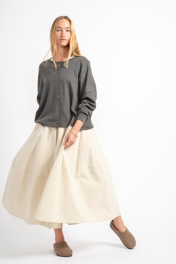 Circle Skirt in Cream Ivory