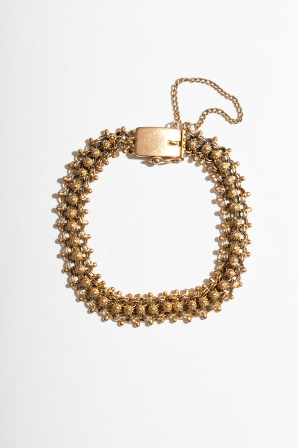 10K Filigree Chain Bracelet