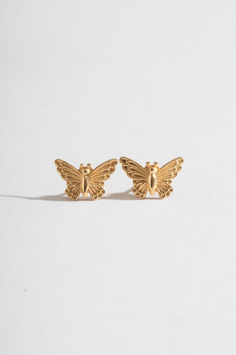 14K Butterfly Studs