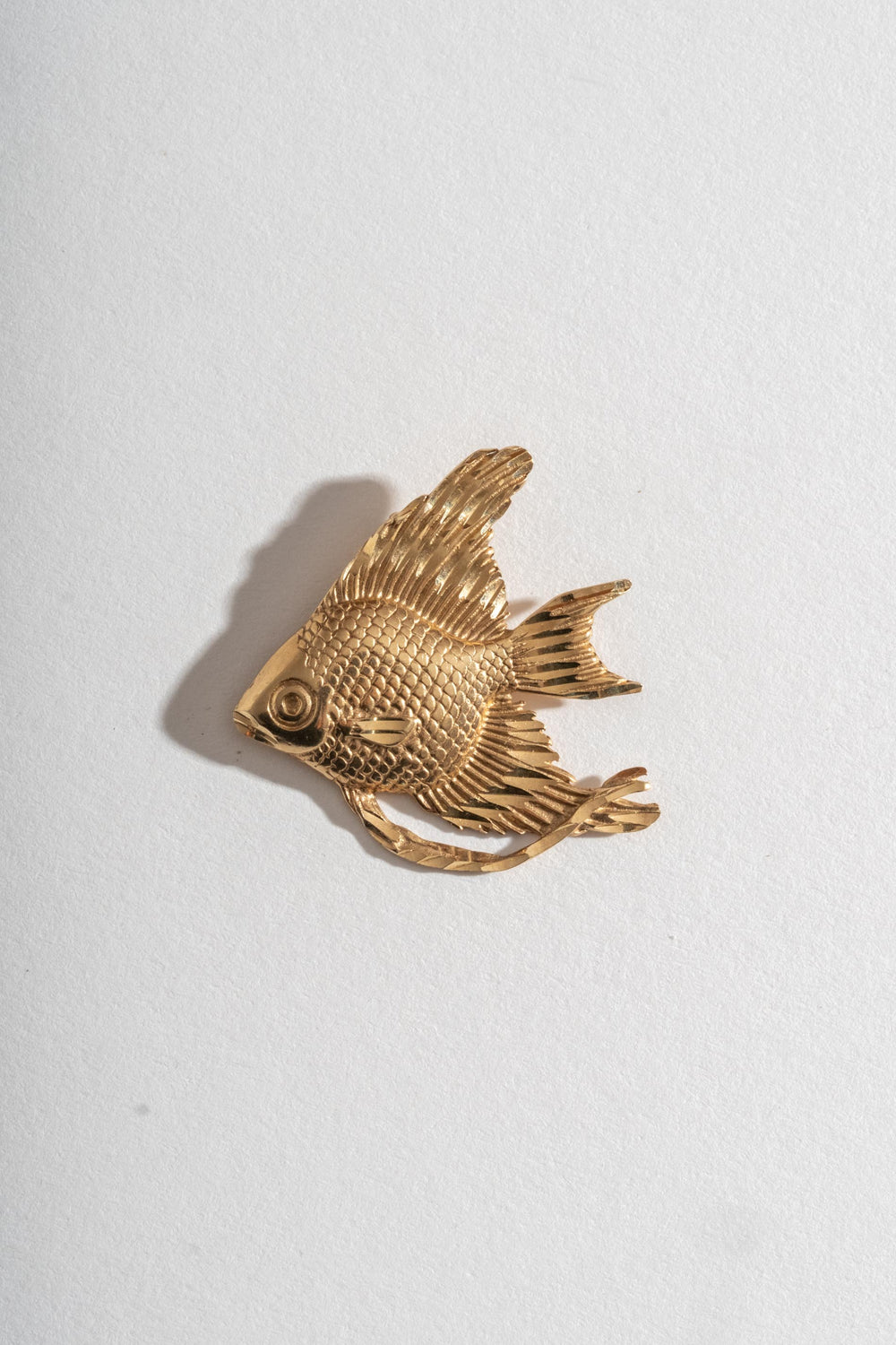 14K Goldfish Pendant