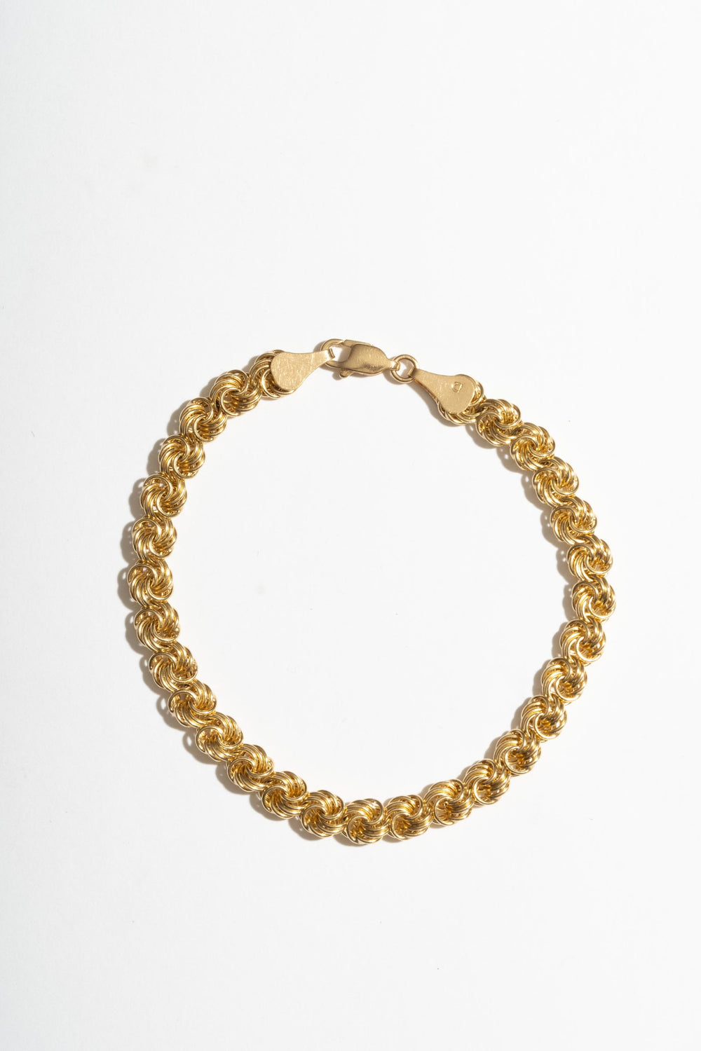 14K Knotwork Chain Bracelet