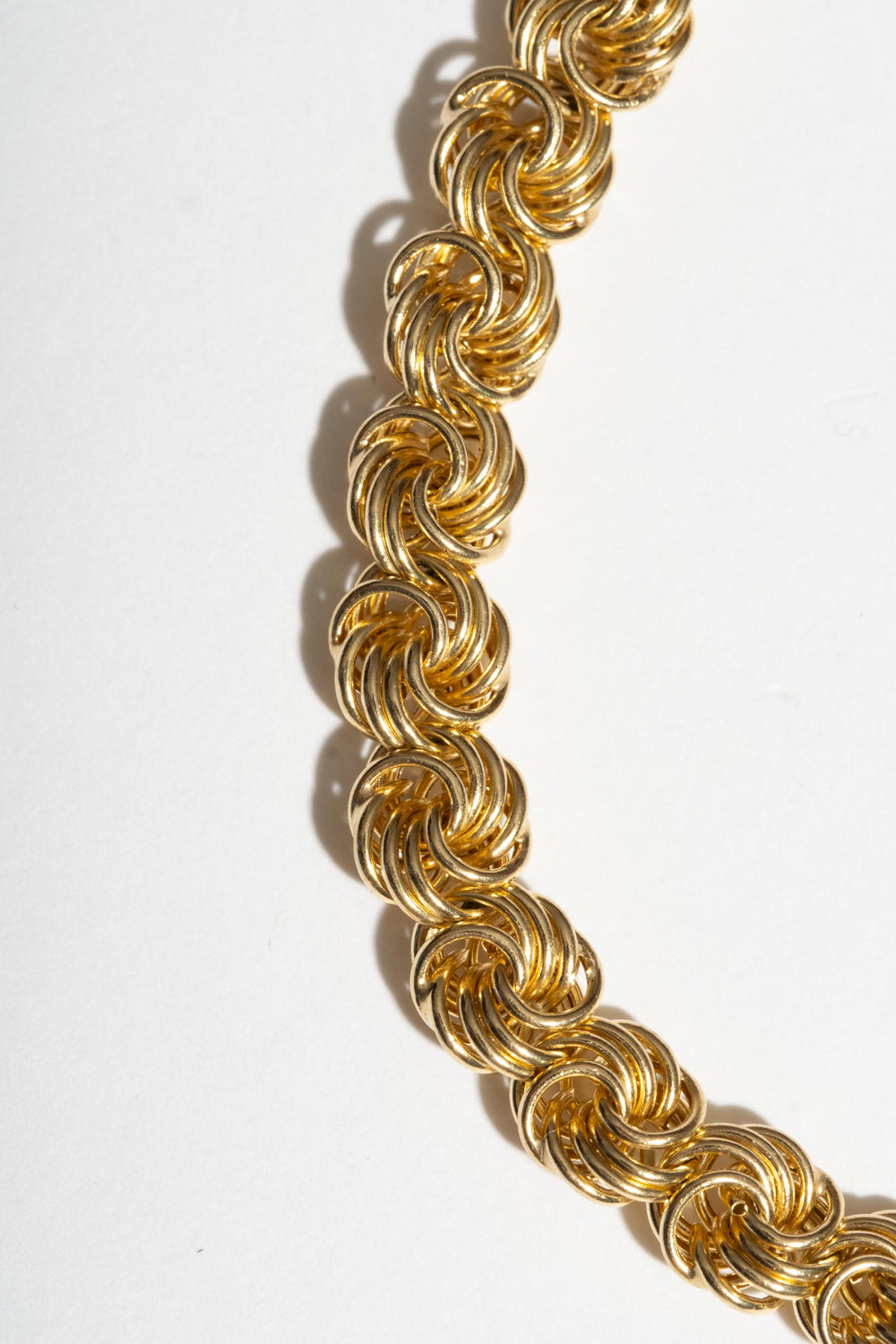 14K Knotwork Chain Bracelet