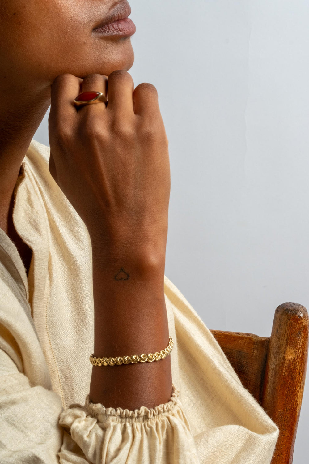 14K Knotwork Chain Bracelet