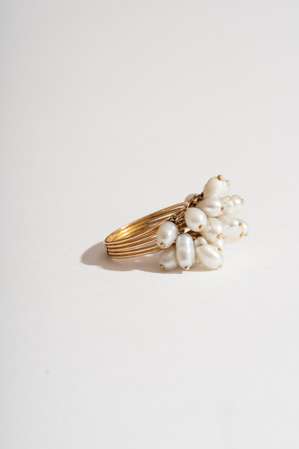 14K Pearl Bobble Ring