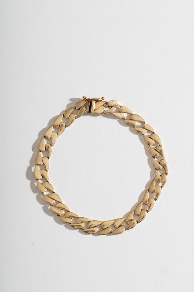 14K Rounded Curb Chain Bracelet