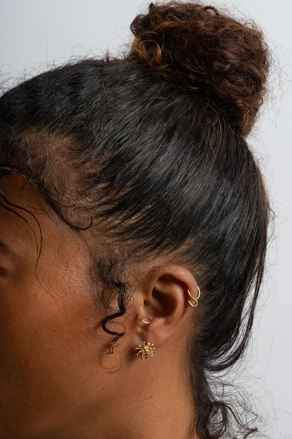 14K Sputnik Studs