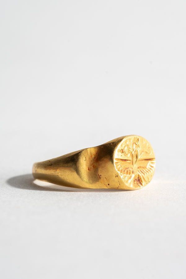 18K Afghan Signet Ring