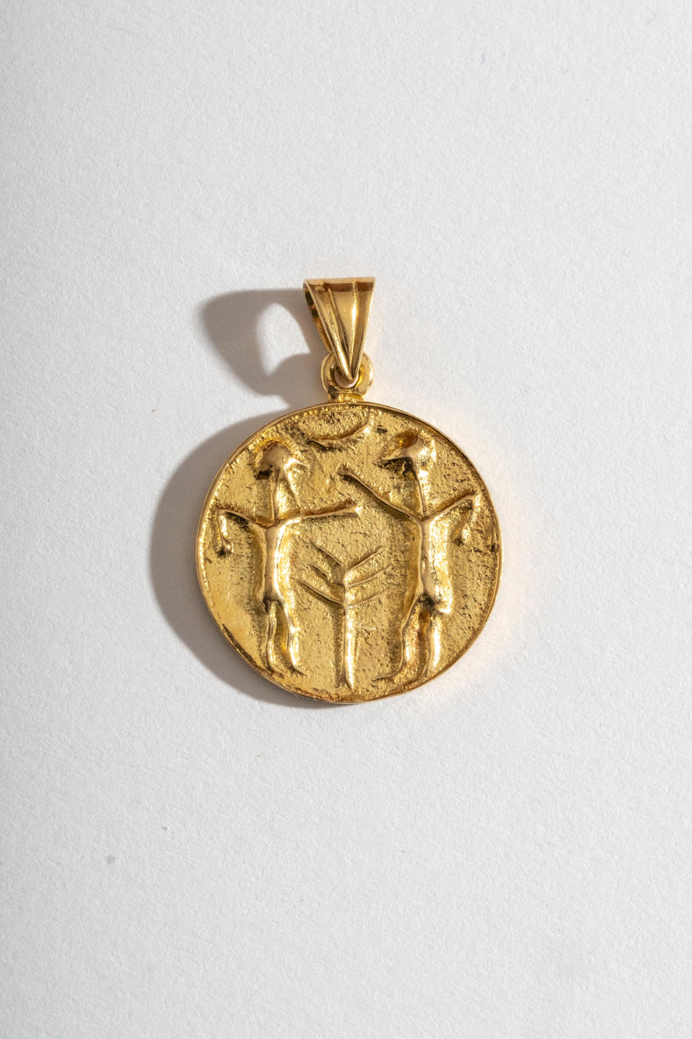 18K Gemini Coin Pendant