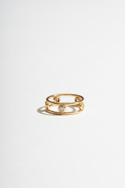 18K Tiffany Open Diamond Band