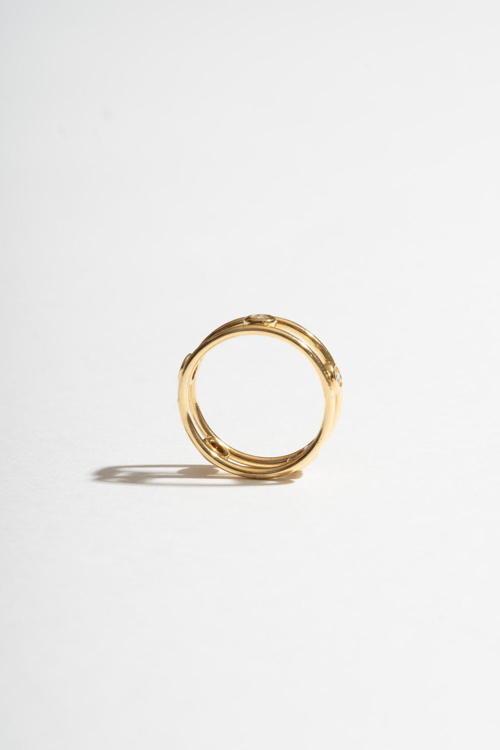 18K Tiffany Open Diamond Band