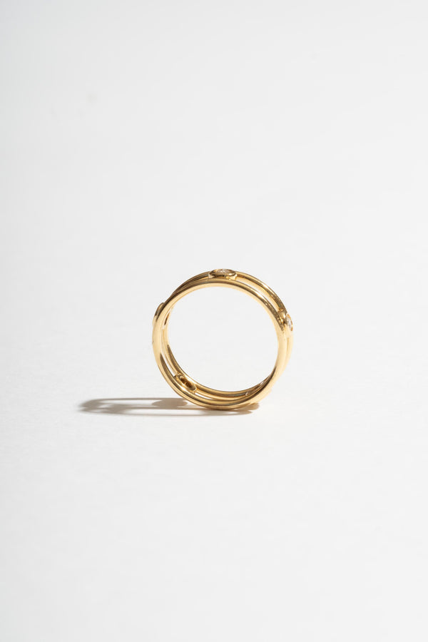 18K Tiffany Open Diamond Band