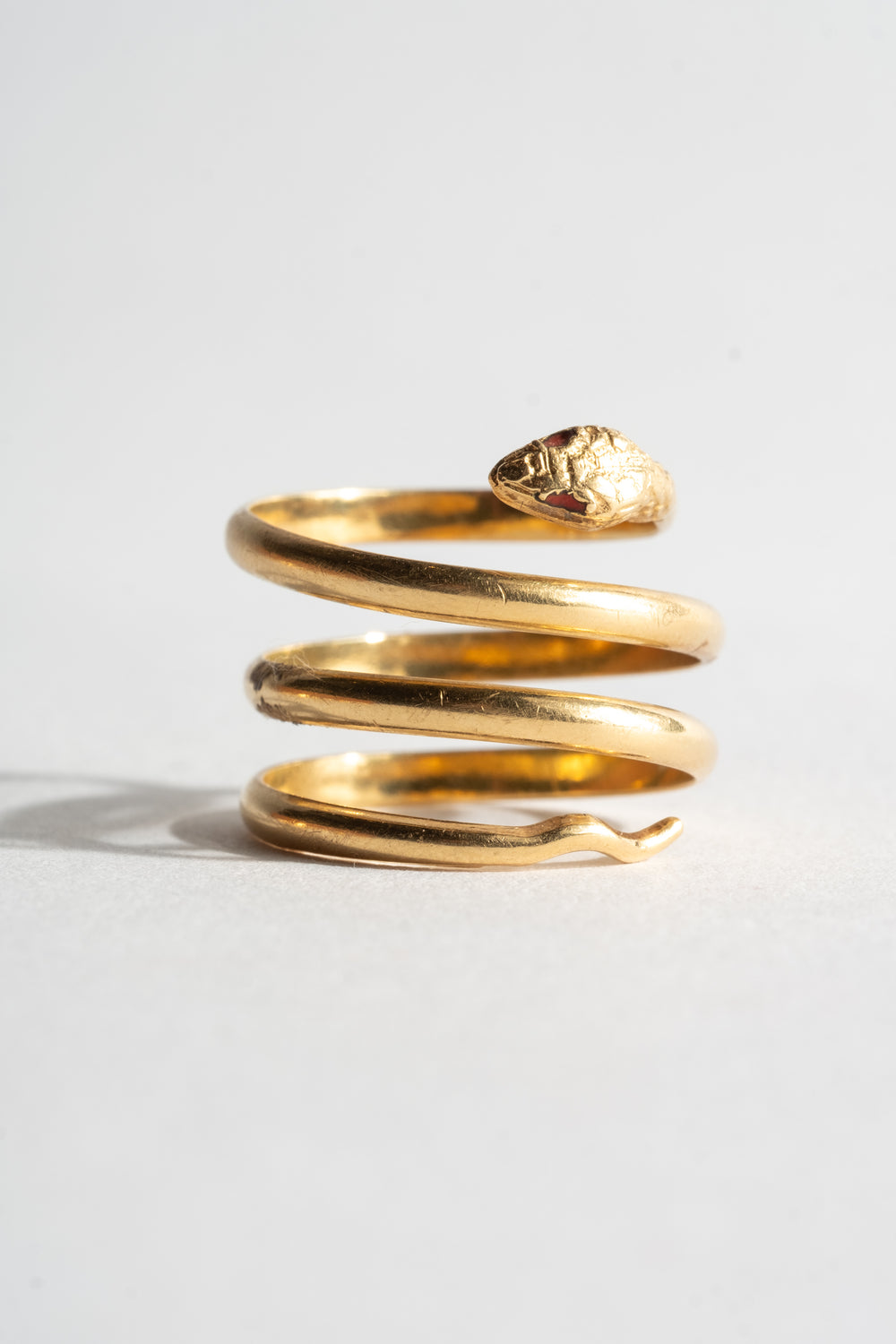 18K Victorian Snake Wrap Ring