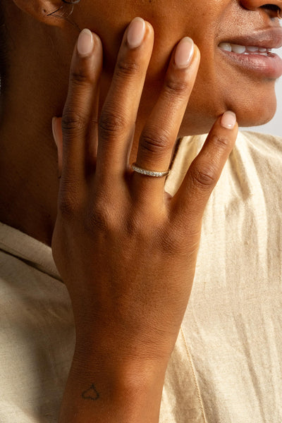 10K Plain Yellow Gold Diamond Band