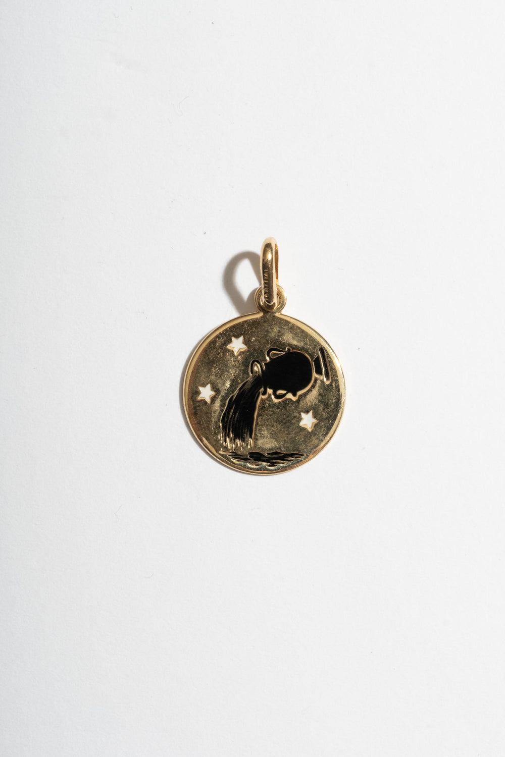 14K Aquarius Medallion
