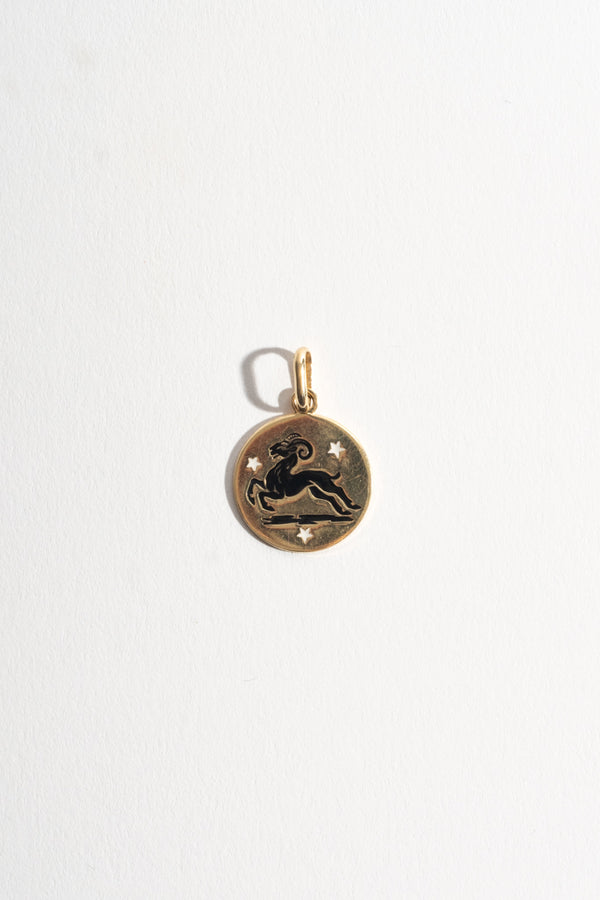14K Aries Medallion